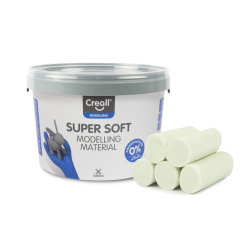 Klei Creall supersoft wit 1750gram