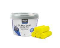 Pâte à modeler Creall Super Soft jaune 1750g
