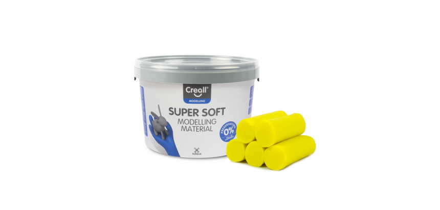 Creall Super Soft Modeling Clay Yellow 1750g