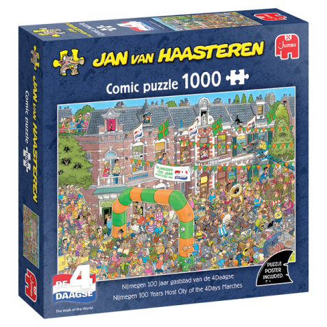 Puzzle JvH Les 4 jours de Nimègue 100 ans 1800 pièces