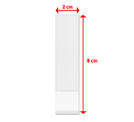 Adhésif tesa Powerstrips Click Medium 16 paires blanc