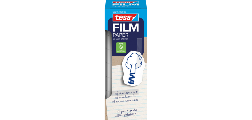 tesafilm adhesive tape paper 19mmx33m 8 rolls