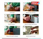 Plakband tesa Nano dubbelz 30mmx3m