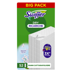 Lingette sol Swiffer sec recharge 52 pièces