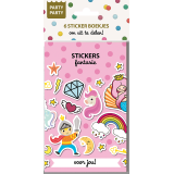 Party Party 6 Sticker boekjes - Fantasie Interstat