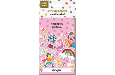 Party Party 6 Sticker boekjes - Fantasie Interstat