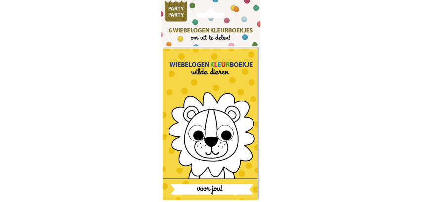 Animaux sauvages Party Party 6 Yeux mobiles KB Interstat