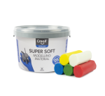 Creall Super Soft Modeling Clay red/blue/green/yellow/white 1750g