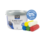 Creall Super Soft Modeling Clay red/blue/green/yellow/white 1750g