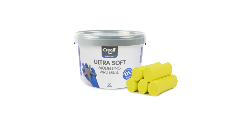 Creall Play-it Ultra Soft Modeling Clay Yellow 1100g