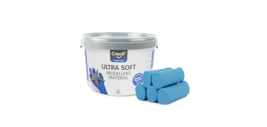 Pâte à modeler Creall Play-it Ultra Soft Bleu 1100g