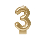 Foil Candle Balloon or 3