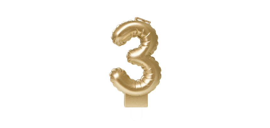 Foil Candle Balloon or 3