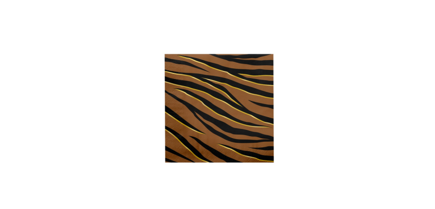 Serviette Tiger Safari