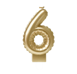 Ballon Candle Foil or 6