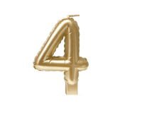 Ballon Candle Foil or 4