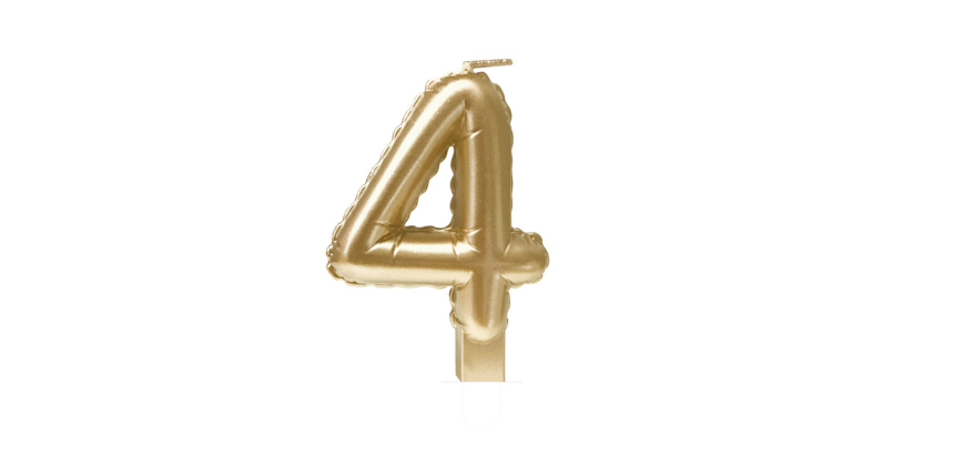 Ballon Kerze Folie oder 4