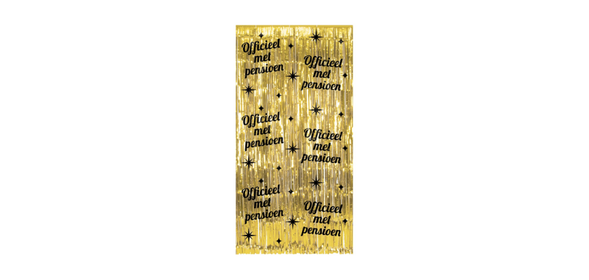 Party Curtain "Retirement"