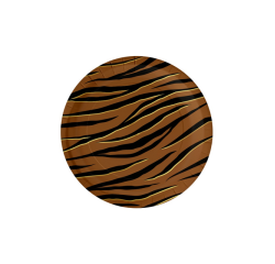 Assiette Tiger Safari