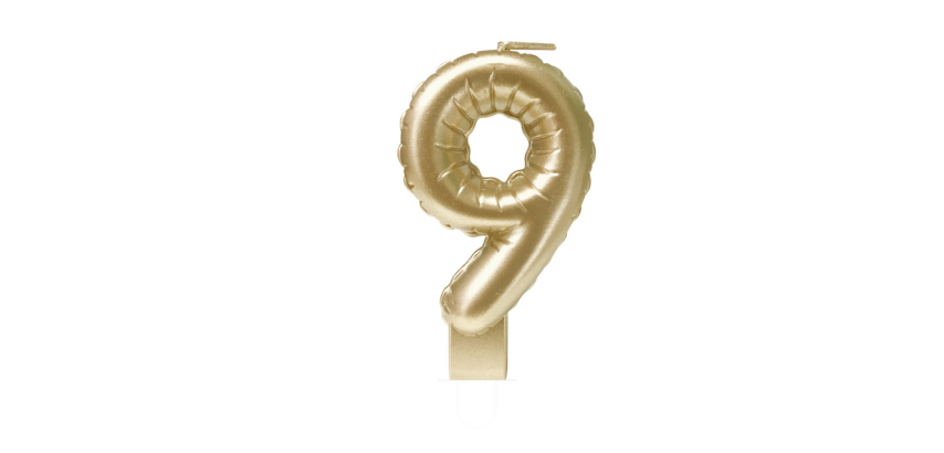 Balloon Candle Foil or 9