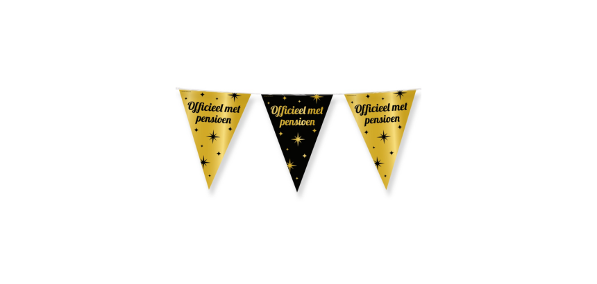 Classy Party Flags foil "Retirement"