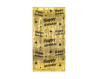 Rideau Party Curtain "Happy Birthday"