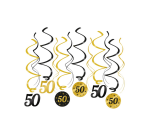 Spirale elegante Party-Wirbel "50"