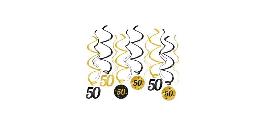 Classy party swirls 50