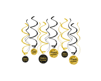 Spirale Classy Party Swirls "Happy Birthday"