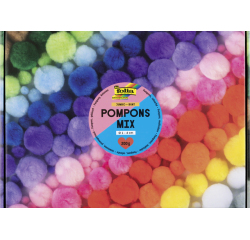 Pompons Folia 200g assorti
