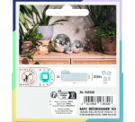 Mosaïque miroir Folia Silver autocollante 5x5mm