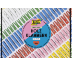 Pince à linge Folia Jumbo 500g assorti
