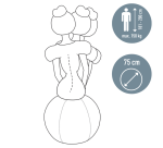 Ballon d'assise Leitz Ergo anti-basculement 75cm design