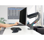 Kensington SmartFit Dual Monitor Arm with Crossbar and Handle