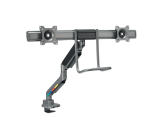 Kensington SmartFit Dual Monitor Arm with Crossbar and Handle