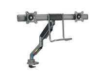 Kensington SmartFit Dual Monitor Arm with Crossbar and Handle