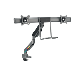 Kensington SmartFit Dual Monitor Arm with Crossbar and Handle