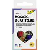 Mosaïque en verre Folia 10x10mm Basic assorti