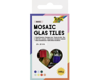 Mosaïque en verre Folia 10x10mm Basic assorti