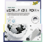 Mosaïque miroir Folia Silver autocollante 10x10mm