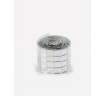 Mosaïque miroir Folia Silver autocollante 10x10mm