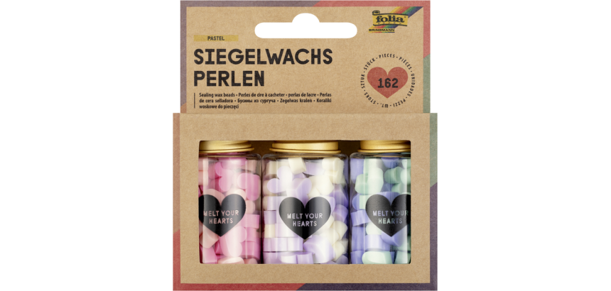 Perlwachssiegel Folia Pastell