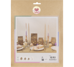 Giftbox Folia Star kraft set à 6 stuks