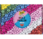 Holzperlen Foila 1000g sortiert