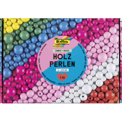 Perle en bois Foila 1000g assorti
