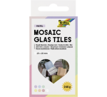 Mozaieksteentjes Folia 10x10mm glas pastel assorti