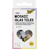 Mosaïque en verre Folia 10x10mm Pastel assorti