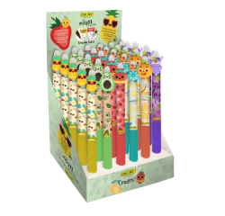 Stylo gel Online MagiXX Fun Fruits 0,7mm assorti