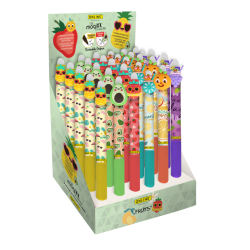 Stylo gel Online MagiXX Fun Fruits 0,7mm assorti
