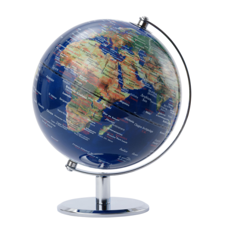 Globe Troika 20cm bleu/vert
